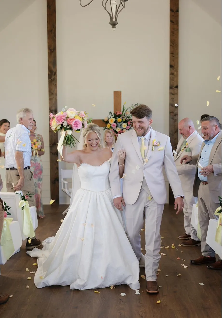 Garden wedding celebration at Gateley Hill Gardens