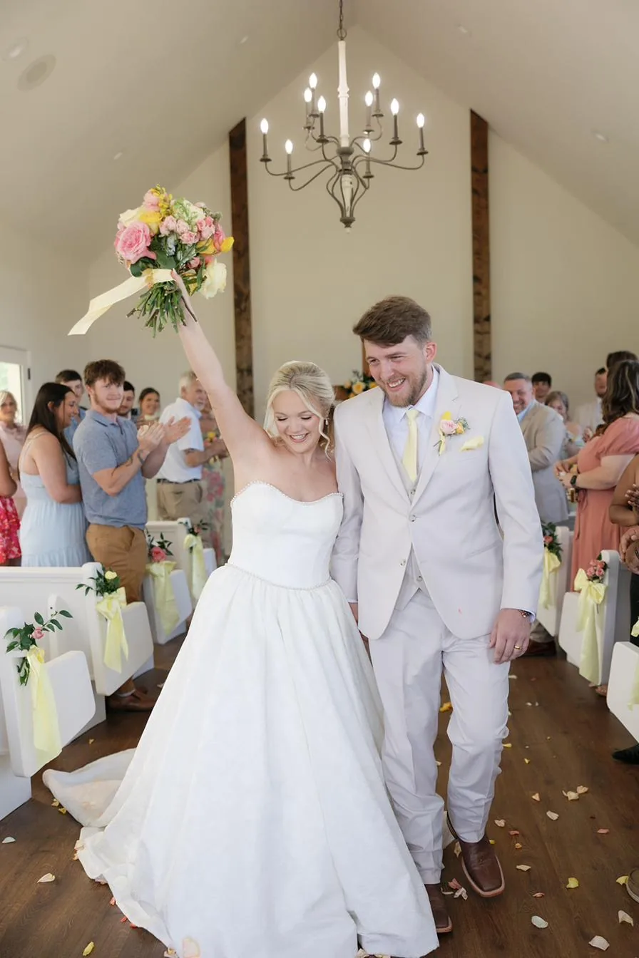 Bailey and Titus celebrating at Gateley Hill Gardens in Dardanelle Arkansas